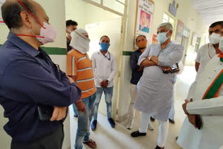 jodhpur news, staff absent at Beru Health Center