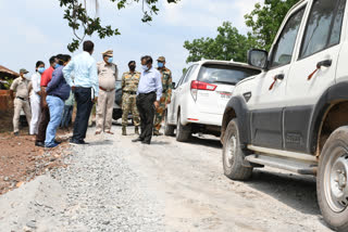 Road construction in Rajnandgaon