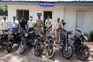 Two wheeler thief arrest ambad police