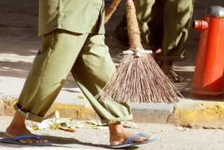 haryana cleaning worker corona compensation