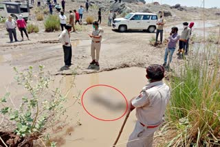 Jaipur news, dead body found in water pit