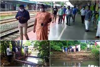 തലശ്ശേരി വെള്ളക്കെട്ട് വാർത്ത  തലശ്ശേരി വെള്ളക്കെട്ട്  അഴുക്കുചാൽ വൃത്തിയാക്കുന്നു  റെയിൽവെയും നഗരസഭ ചർച്ച വിജയം  മഴക്കാലത്തെ നഗരത്തിലെ വെള്ളക്കെട്ട്  വെള്ളക്കെട്ടിന് പരിഹാരമാകുന്നു  തലശ്ശേരി വെള്ളക്കെട്ട് അപ്‌ഡേഷൻ  waterlogged news in kannur  waterlogged news in kannur news  waterlogged thalassery news  thalassery waterlogged news  railway municipality meeting news