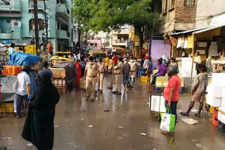 fish market , rush at fish market