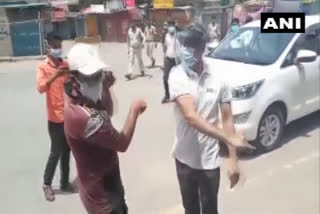 Chhattisgarh's Surajpur Collector slaps man  apologises after video goes viral  മാപ്പ് പറഞ്ഞ് സുരാജ്‌പൂർ കലക്‌ടർ  സുരാജ്‌പൂർ കലക്‌ടർ വാർത്ത  സുരാജ്‌പൂർ കലക്‌ടർ വൈറൽ വീഡിയോ  കൊവിഡ് മാനദണ്ഡം ലംഘിച്ച വാർത്ത  സുരാജ്‌പൂർ കലക്‌ടർ പൗരന്‍റെ മുഖത്തടിച്ചു  മാപ്പ് പറഞ്ഞ് സുരാജ്‌പൂർ കലക്‌ടർ  പൗരന്‍റെ മുഖത്തടിച്ച് സുരാജ്‌പൂർ കലക്‌ടർ  ഛത്തീസ്‌ഗഢ് കൊവിഡ് ലംഘനം  Chhattisgarh's Surajpur covid violation news  Surajpur Collector slaps man  Surajpur Collector slaps man news  apologises after video goes viral  Surajpur Collector video goes viral