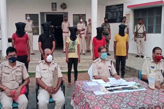 Six criminals arrested in deoghar