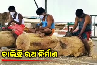 Puri chariot work  one more positive identified