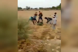 alwar viral video,  youth beaten video viral