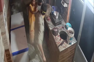 Video of Chowki incharge entering and beating Shopkeeper goes viral on social media