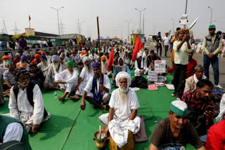 farmer union's protest