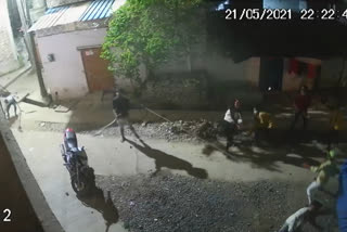 miscreants pelted stones at the victims house in ujjain