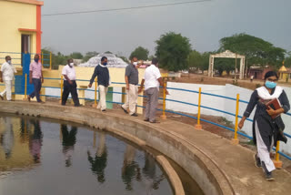 MLA Daleshwar Sahu arrived to inspect the filter plant in Dongargaon