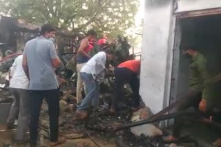 shop fire in Barmer, fire incident in Barmer