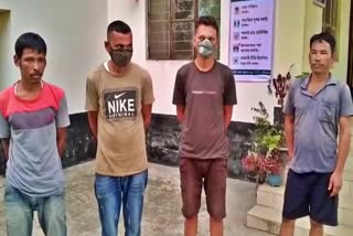 Arrested 4 person in pengeri with drugs