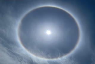 Sun Halo, rare atmospheric phenomenon