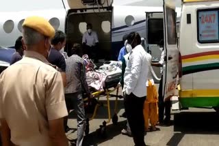 jen praveen kumawat airlifted to pune,  bhilwara news