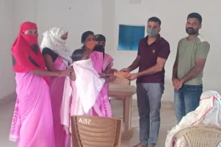 Asha volunteers felicitated Laheri