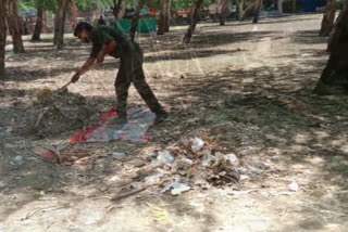 cleanliness programme in madipur