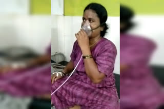 covid patient died due to lack of oxygen in davanagere