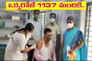 mega vaccination drive at challapalli