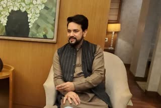 Union Minister of State for Finance anurag thakur