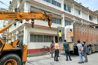 oxygen generator plant arrives in kokrajhar