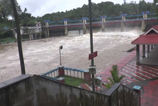 aruvikkara dam  aruvikkara dam open  aruvikkara dam shutter raised  kerala rain  അരുവിക്കര ഡാം  അരുവിക്കര ഡാം തുറന്നു  അരുവിക്കര ഡാമിന്‍റെ ഷട്ടർ ഉയർത്തി  കേരളത്തിൽ മഴ