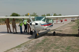 Training aircraft makes emergency landing on Yamuna Expressway