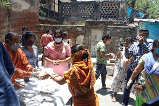 Buddhist Association of India distributed food