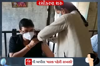 Vaccination in rural Surat