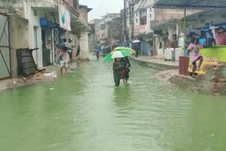 water logging due to yaas cyclone in ranchi