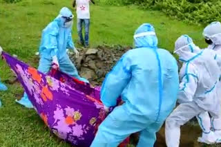 person die at home with corona symptoms after 17 hours Red Volunteers bury the body in alipurduar