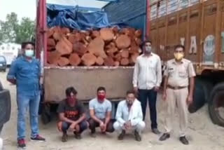 illegal kher wood, kher wood seized