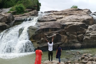 picnic at Usri Waterfall during yaas cyclone