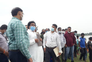 MLA Rekibuddin Ahmed observed erroson at Soygaon