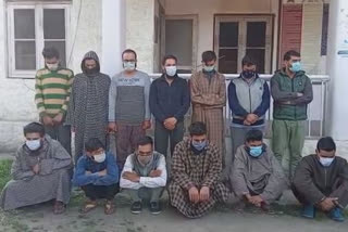 Jammu and Kashmir police claimed to arrested seven militant associates of Jaish e Mohammad