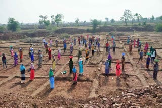 mgnrega workers durg