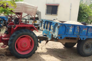 जालोर न्यूज, Illegal gravel mining transportation