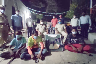 Dacoties arrest in Kalburgi