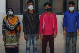 woman and lover arrested, woman and lover arrested in husband murder case, woman and lover arrested in husband murder case in Noida, Noida news, Noida crime news, ಮಹಿಳೆ ಮತ್ತು ಲವರ್​ ಬಂಧನ, ಗಂಡನ ಕೊಲೆ ಪ್ರಕರಣದಲ್ಲಿ ಮಹಿಳೆ ಮತ್ತು ಲವರ್​ ಬಂಧನ, ನೋಯ್ಡಾ ಸುದ್ದಿ, ನೋಯ್ಡಾ ಅಪರಾಧ ಸುದ್ದಿ,