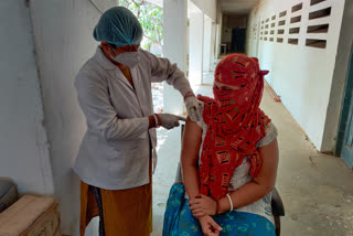 Corona vaccination in Balodabazar