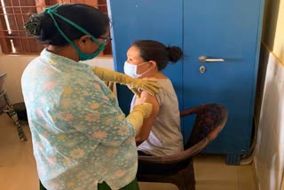 100% vaccination of Mainpat Tibetans in surguja