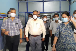health minister suddenly visits jorhat medical college