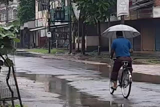 Public life was disrupted by low pressure rains in North Dinajpur