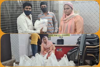 jagoparty dry ration distribution delhi