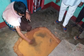 mystery of part of land heating in a house of hazaribag