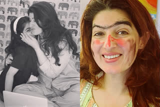 twinkle khanna gets mankeover by daughter