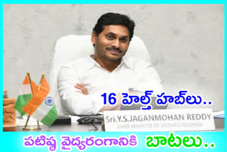 CM Jagan on Health Hubs : రూ.100 కోట్లు పెట్టుబడి పెట్టే ఆస్పత్రులకు భూములు: సీఎం