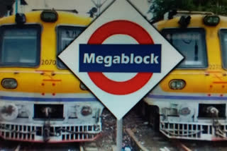 megablocks on all three railway lines on sunday in mumbai