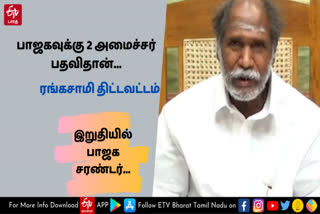 புதுச்சேரி, பாஜக அரசு, என்ஆர் காங்கிரஸ் , புதுச்சேரி முதலமைச்சர் ரங்கசாமி, RANGASAMY