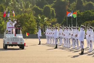 navy officers passing out